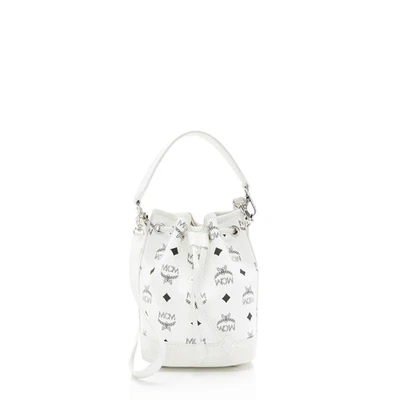 MCM Visetos Dessau Drawsting Mini Bucket Bag - Image 1 of 4