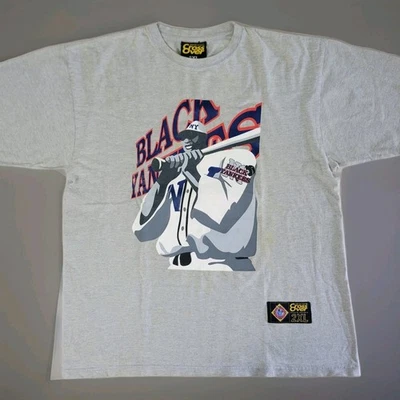Camiseta De Colección Liga Negra Nueva York Yankees Negros Adulto XXL Gris Negro Historia  Foto 1 de 4