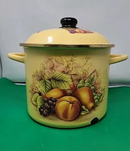 Vintage Aynsley Orchard Gold Fruit Tureen Prinz Yellow Sauce Pan Pot W/ Lid NWT - Picture 1 of 19