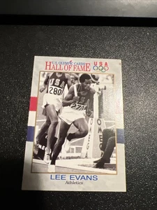 Carta Multisport 1991 Impel U.S. Olympic Hall of Fame #42 Lee Evans - Foto 1 di 3