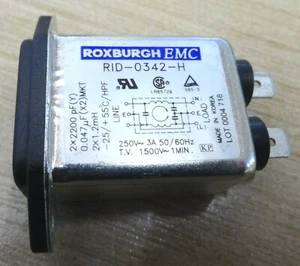 RID0342H AC supply socket male 3A 250VAC IEC 60320 ROXBURGH EMC R1D0342H - Picture 1 of 5