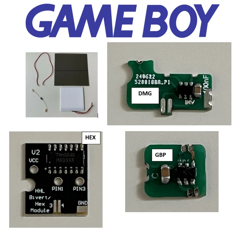 Nintendo Game Boy White Backlight & Bivert Kit for Pocket or DMG - White Light - Image 1 of 1