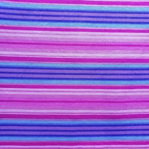 LakeHouse Dry Goods Fabric Ticking Stripe Pink Blue Holly Holderman 1 Yard x 43" - Picture 1 of 4
