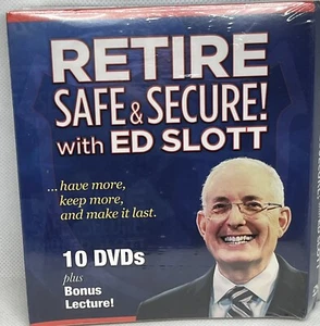 Retire Safe and Secure with Ed Slott 10 DVD + Bonus Lecture 2018 Sealed - Picture 1 of 2