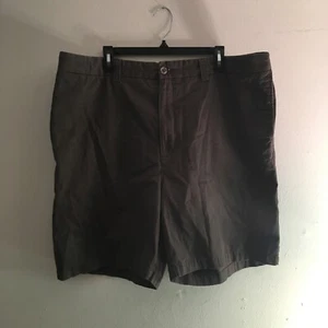 HB HARBOR BAY MENS CHINO SHORTS BIG AND TALL SIZE 44R Dark Gray - Picture 1 of 7