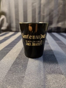 Vintage Jack Daniels - Gentleman Jack   -  Black Shot Glass - Picture 1 of 4