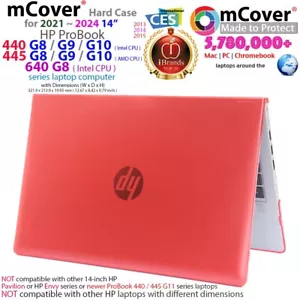 NEW mCover® Hard Case for 14" HP ProBook 440 445 640 G8 G9 G10 Windows laptop - Picture 1 of 11