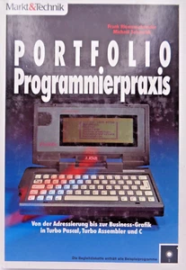 ATARI PORTFOLIO -- PORTFOLIO PROGRAMMIERPRAXIS (MARKT&TECHNIK) #MIT 2 DISKETTEN - Bild 1 von 12