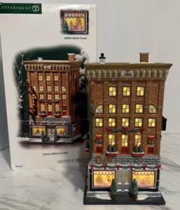 DEPT 56 Christmas In The City Ferrara Bakery & Cafe #59272 in OVP RAR - Bild 1 von 22