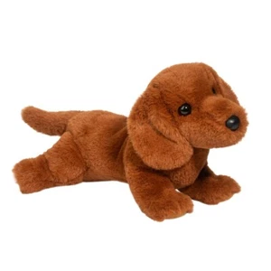 DELANIE the Plush Soft DACHSHUND Dog Stuffed Animal - Douglas Cuddle Toys #4608 - Picture 1 of 6