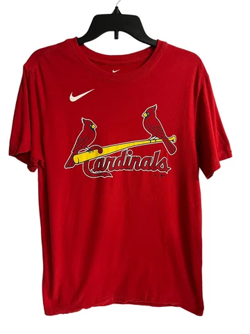 The Nike Tee St. Louis Cardinals Baseball T-Shirt Mens Sz Small Adam Wainwright Cover