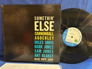 CANNONBALL ADDERLEY BLP 1595 DG RVG EAR SOMETHIN ELSE BLUE NOTE 1963 USA LP EXC+ - Picture 1 of 4
