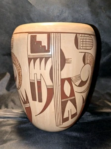 Olla Walpi vintage de 8 x 6 pulgadas de Fawn - Imagen 1 de 5