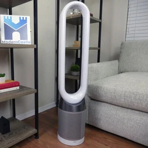 TP04 Dyson Pure Cool HEPA Air Purifier and Tower Fan White/Silver - Picture 1 of 2
