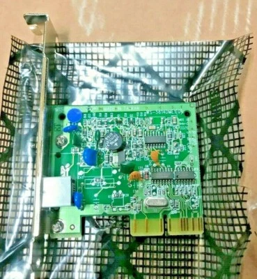 VINTAGE RARE NEW ASUS WS-5614DME1 AMR 56K MODEM PHONE CABLE INCLUDED.  DS-MBCDRK - Image 1 of 4