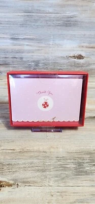 Papyrus Ladybug Thank You Glitter Accent Artist Designed Cards With Envelopes 14 - Image 1 of 2