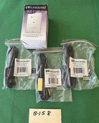 Bloque rcvr Russound IRB-1 IR, NiB, con (2) Emisores, (1) Doble Emisor Foto 1 de 4