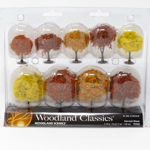 Woodland Classics 3540 Harvest Blaze Trees 1 1/4" - 3" paisaje para escala N HO O - Imagen 1 de 1