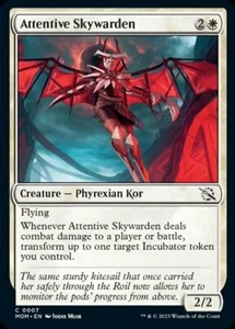 Attentive Skywarden - Foil X4 (March of the Machine (2023)) MTG (NM) *CCGHouse* - Picture 1 of 1