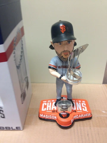 Madison Bumgarner Bobblehead Giants 2014 World Series Ring MVP Trophy Cover