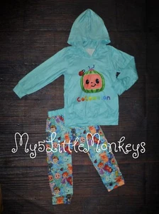 NEW Boutique Cocomelon Baby Hooded Boys Sweatsuit Outfit Set - Picture 1 of 4