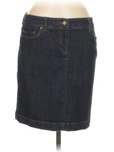 Jones New York Sport Women Gray Denim Skirt 8 Petites - Picture 1 of 2