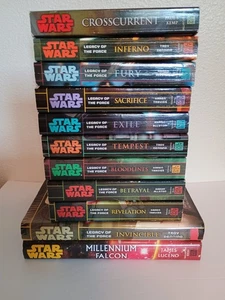 Star Wars “Legacy of the Force” Complete Set + 2 Novels (11 Books) - Foto 1 di 24