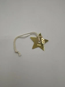 Christian Dior Tono Dorado Metal Forma de Estrella Bolsa de Regalo Dije Adorno Auténtico - Imagen 1 de 2