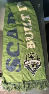 MLS Seattle Sounders FC Blue & Green ~ Scarves Up Scarf  By Ruffneck Scarves - Picture 1 of 7
