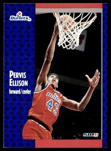 1991-92 Fleer Pervis Ellison Washington Bullets #205 - Picture 1 of 2
