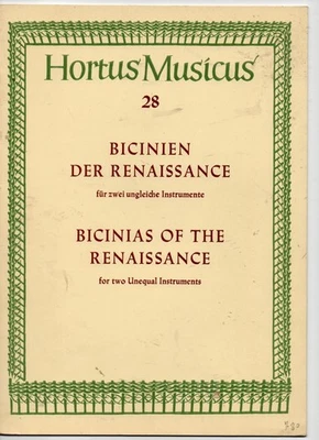 Bicinias of the renaissance for 2 unequal instruments (recorder) - Image 1 of 3