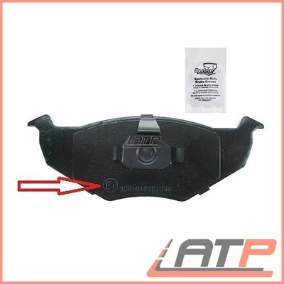 2X BRAKE DISC FRONT VENTED Ø 256 FOR VW POLO 6R 9N - Image 1 of 2