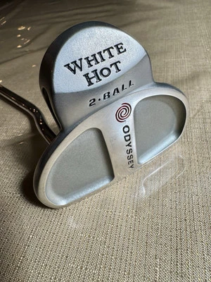 Odyssey White Hot 2-Ball Putter 31” Steel Shaft Right-Handed Belly, Arm-lock - Image 1 of 4