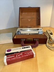 Working! Envoy Edison Magnetic Tape Recorder Plus Headphones Vtg Dictator - Picture 1 of 8