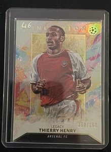 Thierry Henry Inception Legacy 150/150 – Arsenal FC – Topps UCL 2024 - Bild 1 von 2
