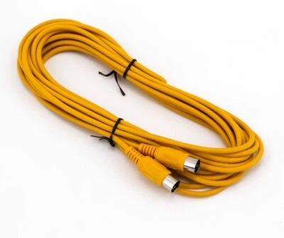 Universal-Audiokabel MIDI-Kabel 6 Meter 2 x 5-polig 5-Pin Synthesizer Keyboard