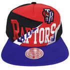 Chapeau Toronto Raptors Mitchell & Ness NBA Snapback rouge violet noir blanc neuf avec étiquettes