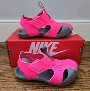 Nike Sunray Protect 2 Sandals Toddler Girls' 7c Hyper Pink/Fuchsia Glow NIB - Picture 1 of 7