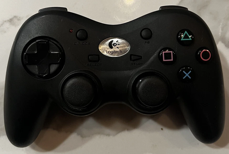 Controlador Logitech Gaming Inalámbrico Precisión PS3 G-X5C11A Sin Dongle Sin Probar Foto 1 de 4