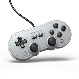8Bitdo Sn30 Pro USB Wired Gamepad for Switch, Windows (Gray Edition) - Picture 1 of 3