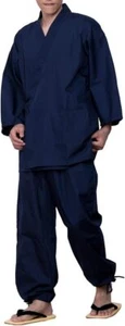 Japanese Traditional Samue Workwear Relaxing Polyester Clothing New From Japan - Picture 1 of 8