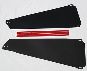 PIELES DE PUERTA SUPERIOR DE CARBONO POLARIS RZR XP 1000 XC 900 MEDIO INTERIOR UTV XTREME 40000C - Imagen 1 de 1