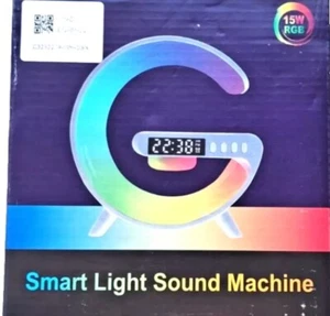 Smart Light Sound machine Alarm 4 in 1 Light Wireless Charger Bluetooth Speaker - Picture 1 of 8