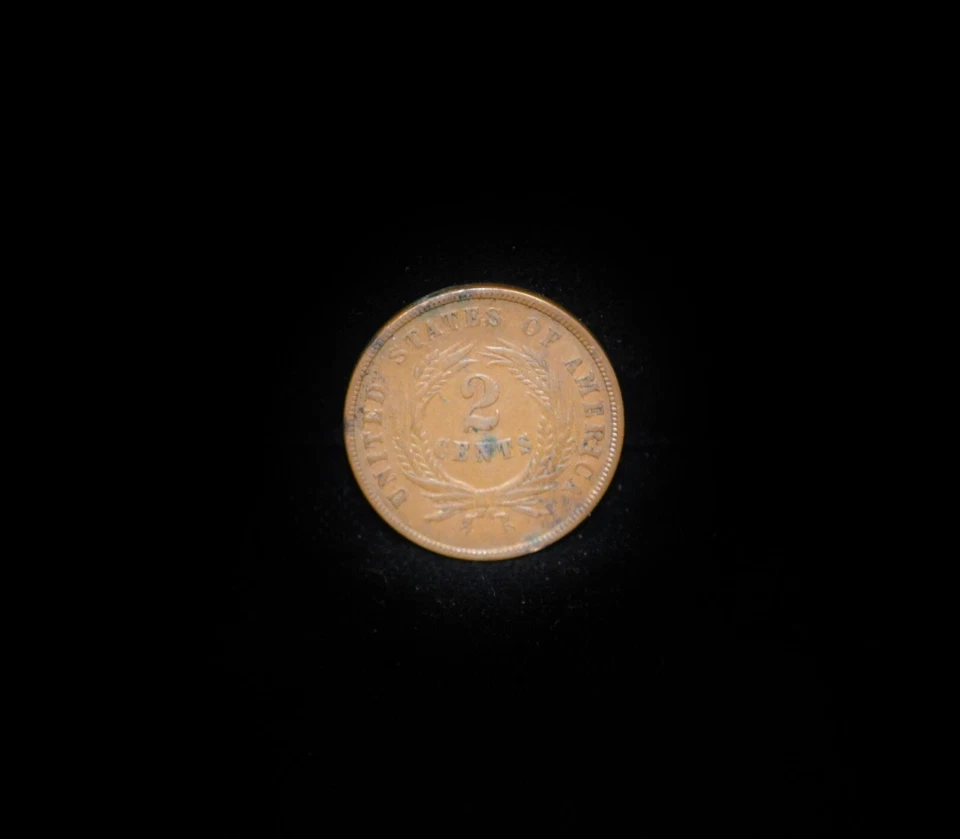 1864 Large Motto Two Cent #CR11660 - Image 1 of 2