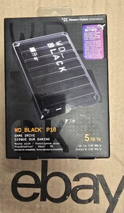 Lecteur de jeu WD_BLACK 5 To P10 USB 3.2 2.5 portable ext. Disque dur LIVRAISON LE JOUR MÊME ! - Photo 1/1