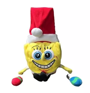 SpongeBob Christmas Holding Ornaments plush by Applause vintage 2003 Rare 7" - Picture 1 of 8