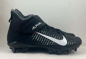 Nike Alpha Menace Pro 2 Football Cleats Black BV3951-001 Wide Men’s Size 12.5-14 - Picture 1 of 8