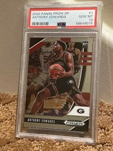 2020 Panini Prizm Anthony Edwards 10 Card #1 RC DP NEW CLEAN CASE - Picture 1 of 1
