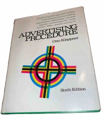 Advertising Procedure-Sixth Edition by Otto Kleppner-1976-H/C D/J-VG++ - Image 1 of 4