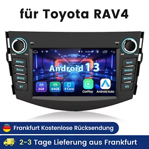 Android 13 Autoradio Für Toyota RAV4 2006-2012 Carplay GPS Navi BT WIFI SWC DAB+ - Bild 1 von 14